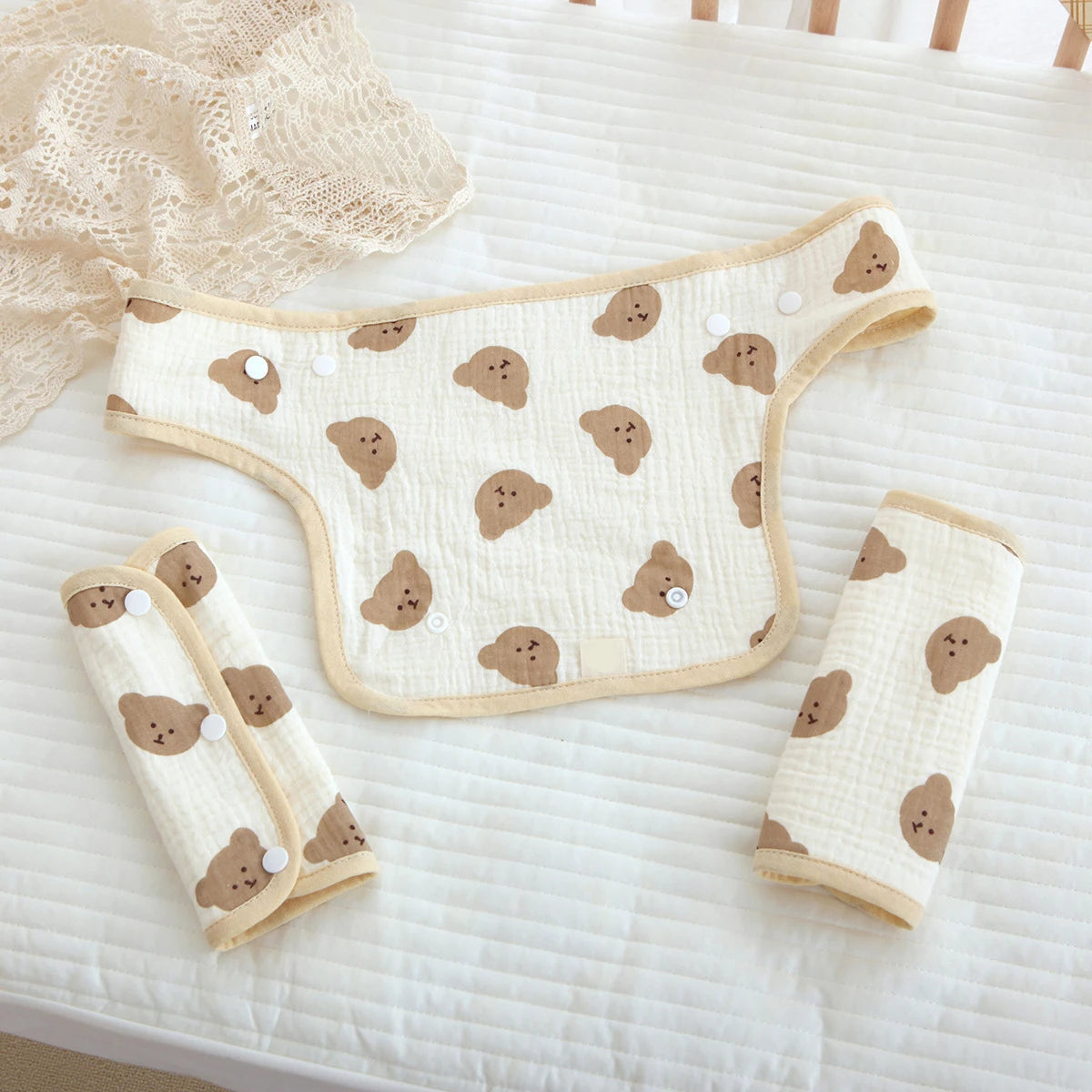 Baby Waist Stool Drool Bib Newborn Infants Teething Soft Cotton Pad Saliva Towel Multi-Function Baby Strap Dinner Dropshipping