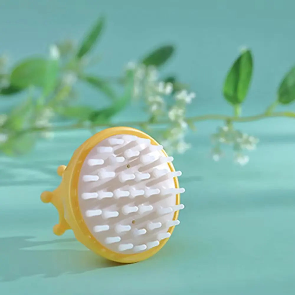 Baby Hair Washing Comb Bathing Spa Kids Shower Brush Comb Scalp Hair Massager Silicone Shampoo Wash Brush Head Body Massage Comb