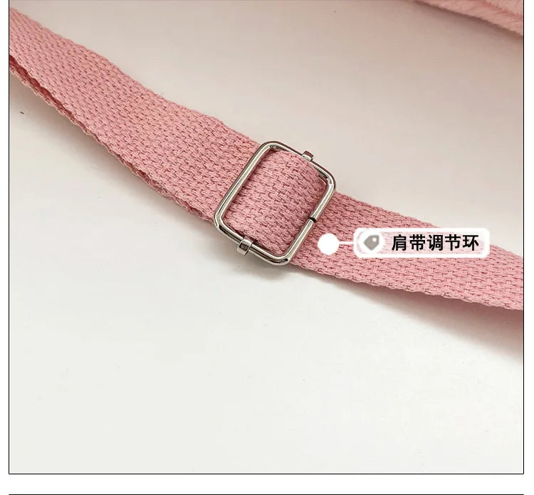 1 Piece Cute Kids Bag for Girls Kawaii Cartoon Animal Cat Messenger Bag for Children Portable High Capacity Outdoor Plush Bag