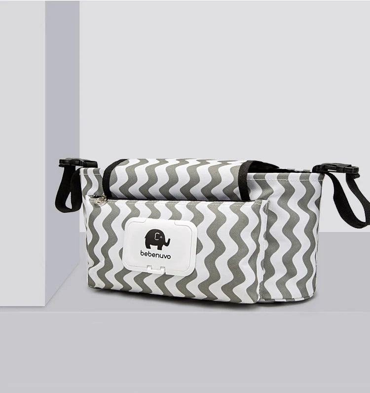 Baby Stroller Organizer Bag Waterproof Nappy Diaper Bag Travel Carriage Pram Cart Basket Hook Stroller Accessories Mummy Bag