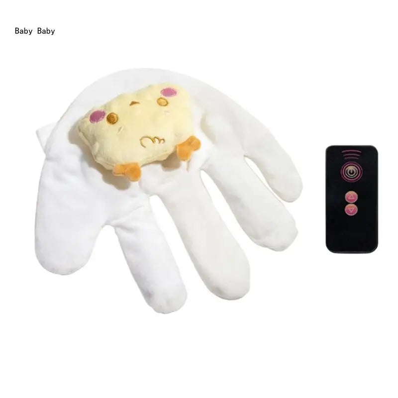 Cartoon Baby Sleep Aid Soothing Pillow Comforting Hand Detachable with Remote for Comfortable Newborns Sleeping