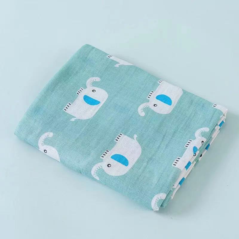 Baby Bath Towel Kids Bathrobe Child Blanket Wrap for Newborn Infant Toddler Boys Girls Gauze Cotton 110*110cm