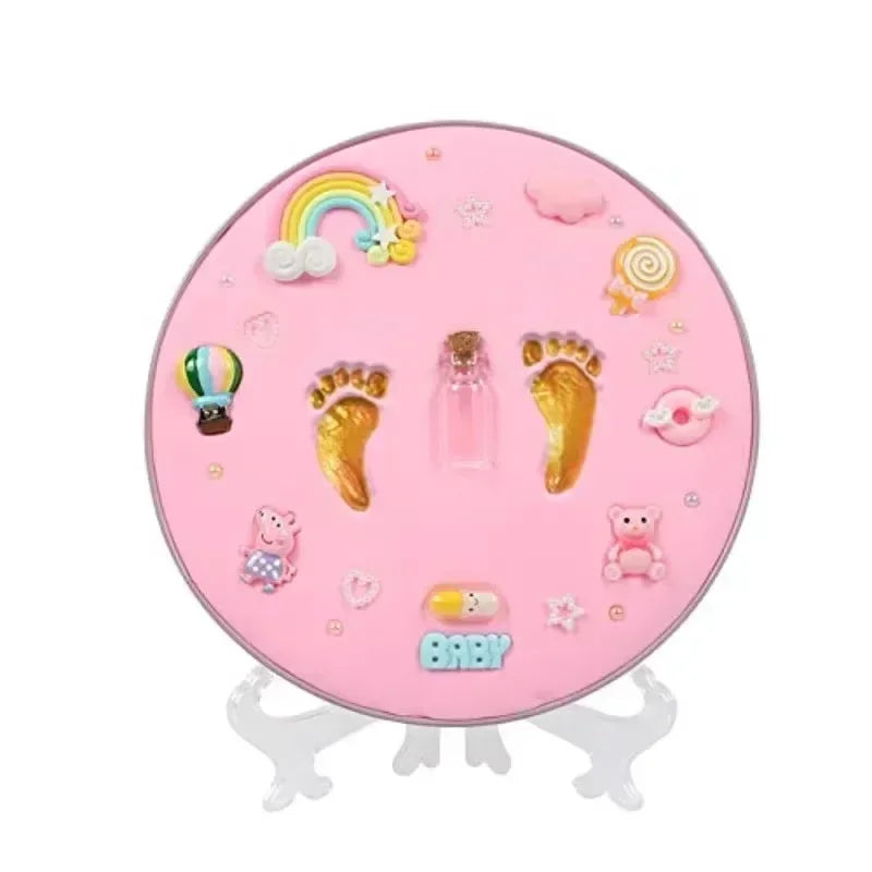 Clay DIY Baby Hand & Footprint Kit Keepsake Handprint Ornament Personalized Newborn Shower Registry Gifts for New Mom Parents