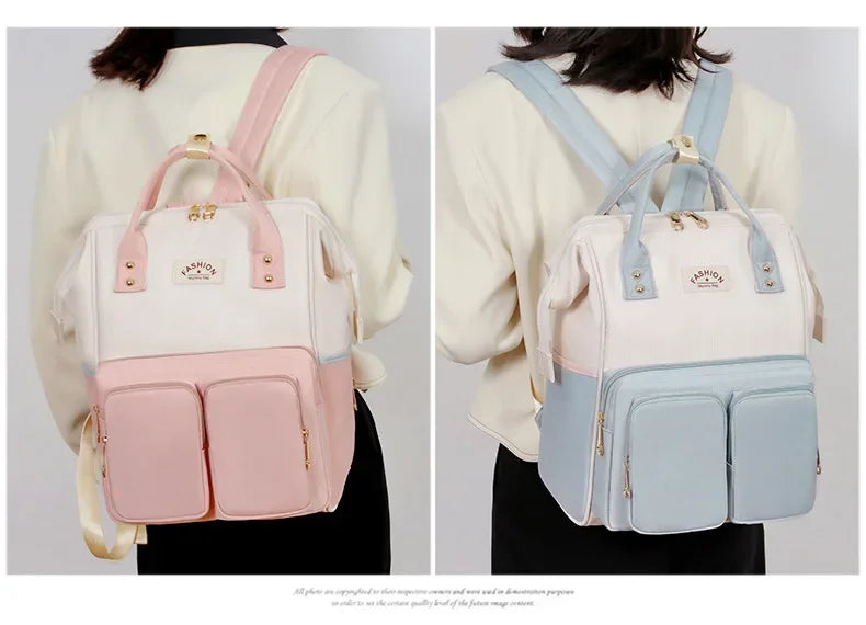 Multifunctional Large-capacity Mommy Bags for Outings Travel Backpack Waterproof Portable Mother and Baby Bag Women's Backpack