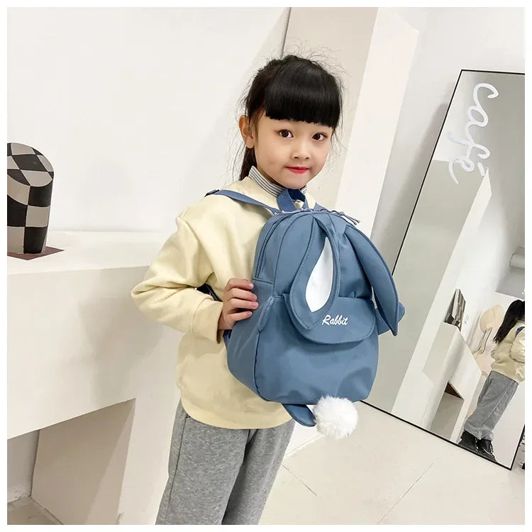 Fashion Children School Bags Bunny Portable Backpacks Kids Travel Rucksacks Cute Boys and Girls School Book Backpack Chest Bag
