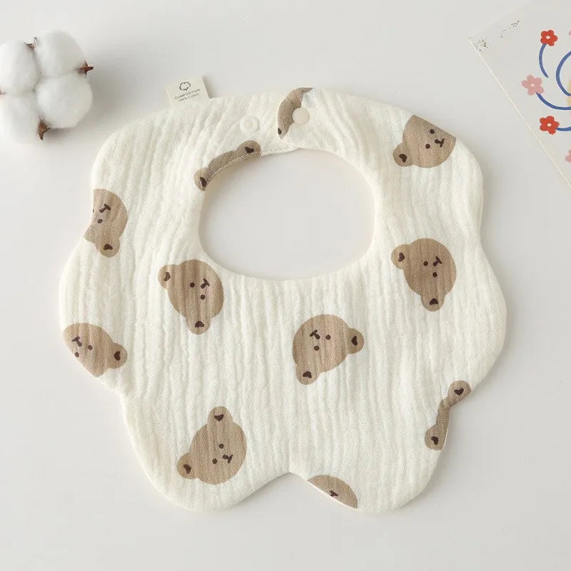 Newborn Baby Bibs Infant Burp Cloths Baby Stuff Feeding Drool Bandana Saliva Towel Toddler Bib Baby Accessories Dropshipping