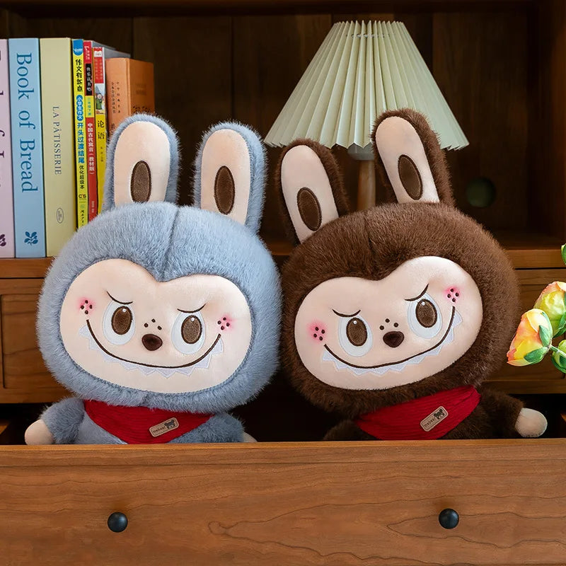 Rabbit Labubu Plush Toy Cartoon Cute Doll Cloth Doll Childrens Accompany Sleeping Soft Plush Pillow Doll Birthday Gift Kids Toys