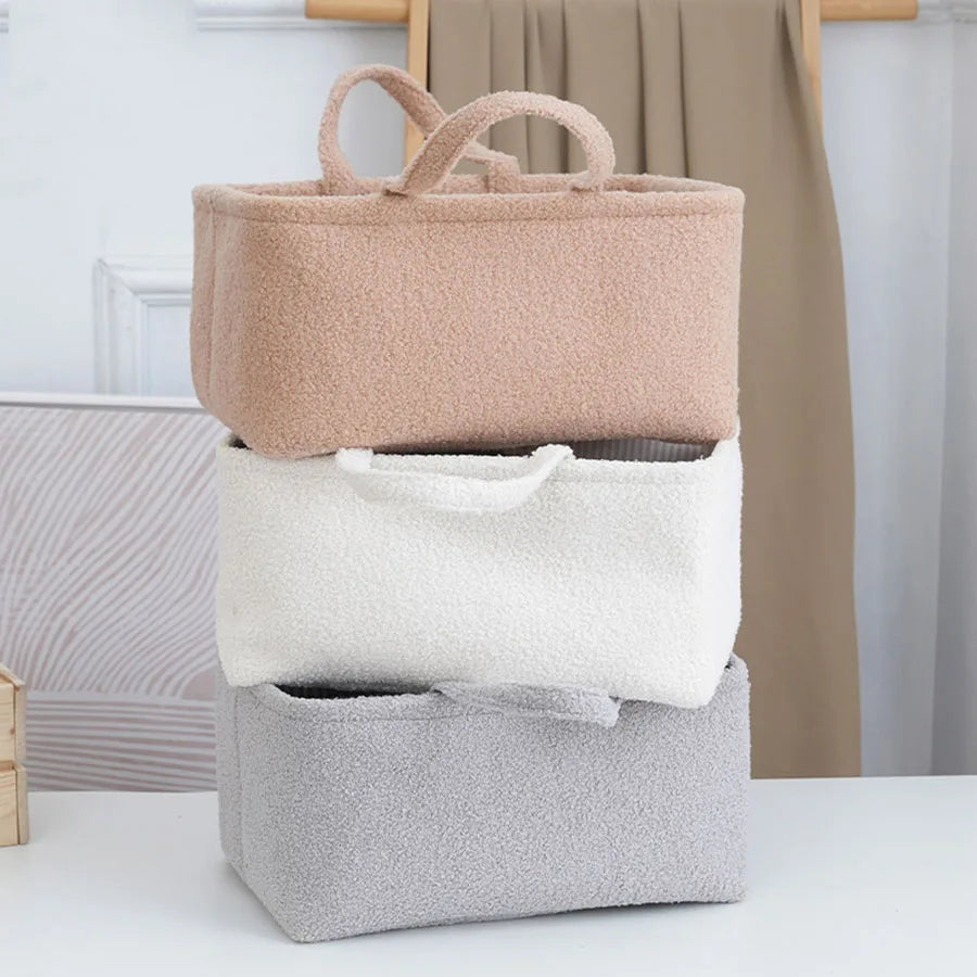 Travel Portable Mommy Bag Diaper Bag Feeding Bottle Storage Handbag Multifunctional Baby Products Organizer Basket