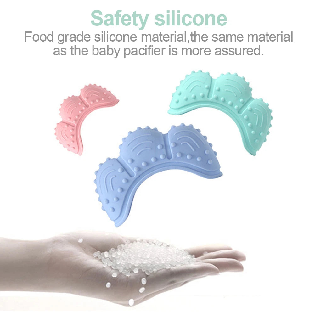 Kids Teething Gloves Mittens Chewable Newborn Dental Care Durable Teether Toys Teething Infant Chewing Toy Baby Care Tools Stuff