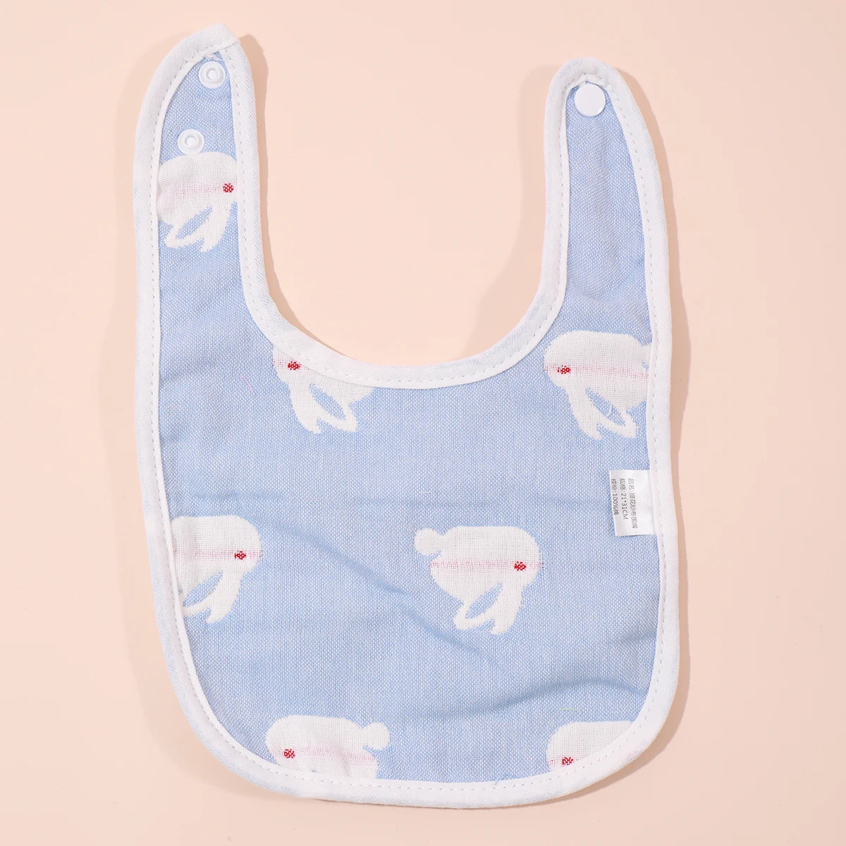 3pcs Baby Bibs U Shape Absorbent Soft Cotton Bib Soft Comfortable Toddler Feeding Eating Burpcloths Waterproof Saliva Towel