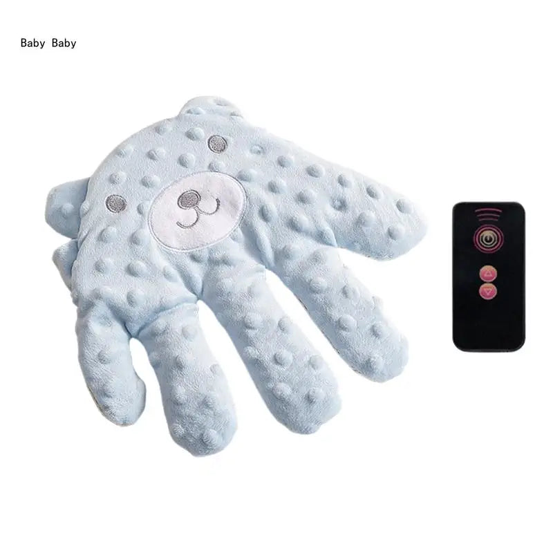 Cartoon Baby Sleep Aid Soothing Pillow Comforting Hand Detachable with Remote for Comfortable Newborns Sleeping