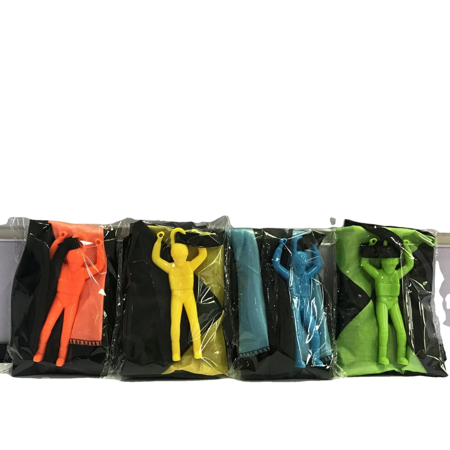 4Pc Hand Throwing Parachute Children Mini Parachute Outdoor Beach Toy Educational Parent Child Entertainment Toys