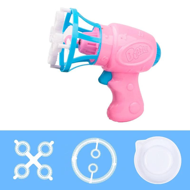 Bubble gun Creative Bubble In Bubble Toys Soap bubbles Machine Blower Maker Summer Outdoor party Games toys for kids boys girls