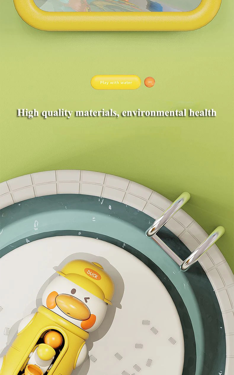 New Cute Duck/Elephant Baby Shower Bath Toys Children Water Play Spinner with Suction Cup Waterwheel Games for Kid Bathroom
