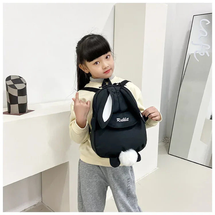 Fashion Children School Bags Bunny Portable Backpacks Kids Travel Rucksacks Cute Boys and Girls School Book Backpack Chest Bag
