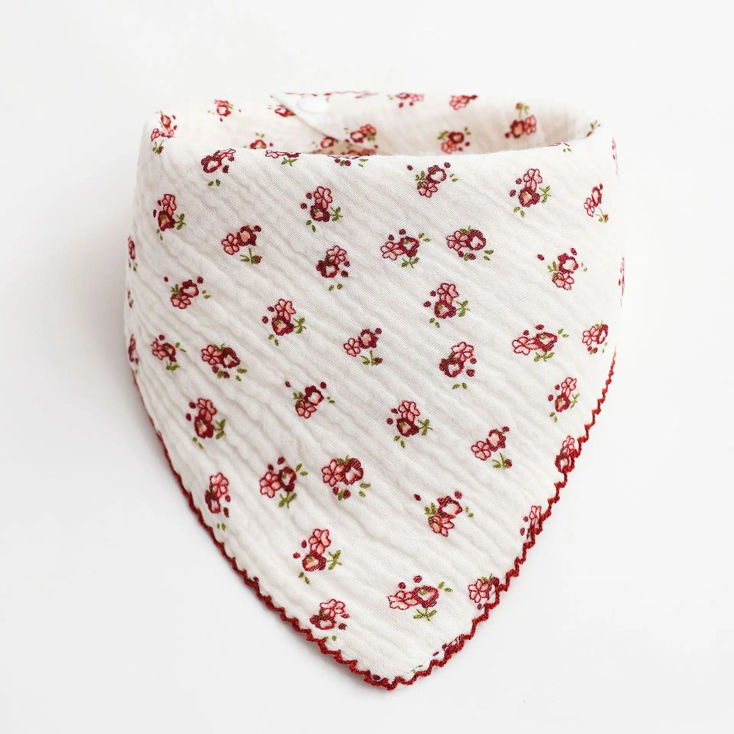 Baby Cotton Bibs Triangle Soft Lace Burp Cloth Saliva Towel Apron Bandana Scarf for Boys Girls Feeding Drool Bib Korean Style