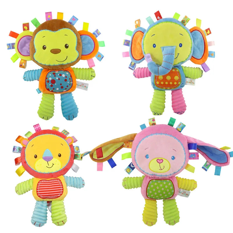 Baby Rattle Musical Caterpillar Worm Soft Infant Plush Toys Educational Interactive Sensory Toy for Babies Newborn Toddler Gift