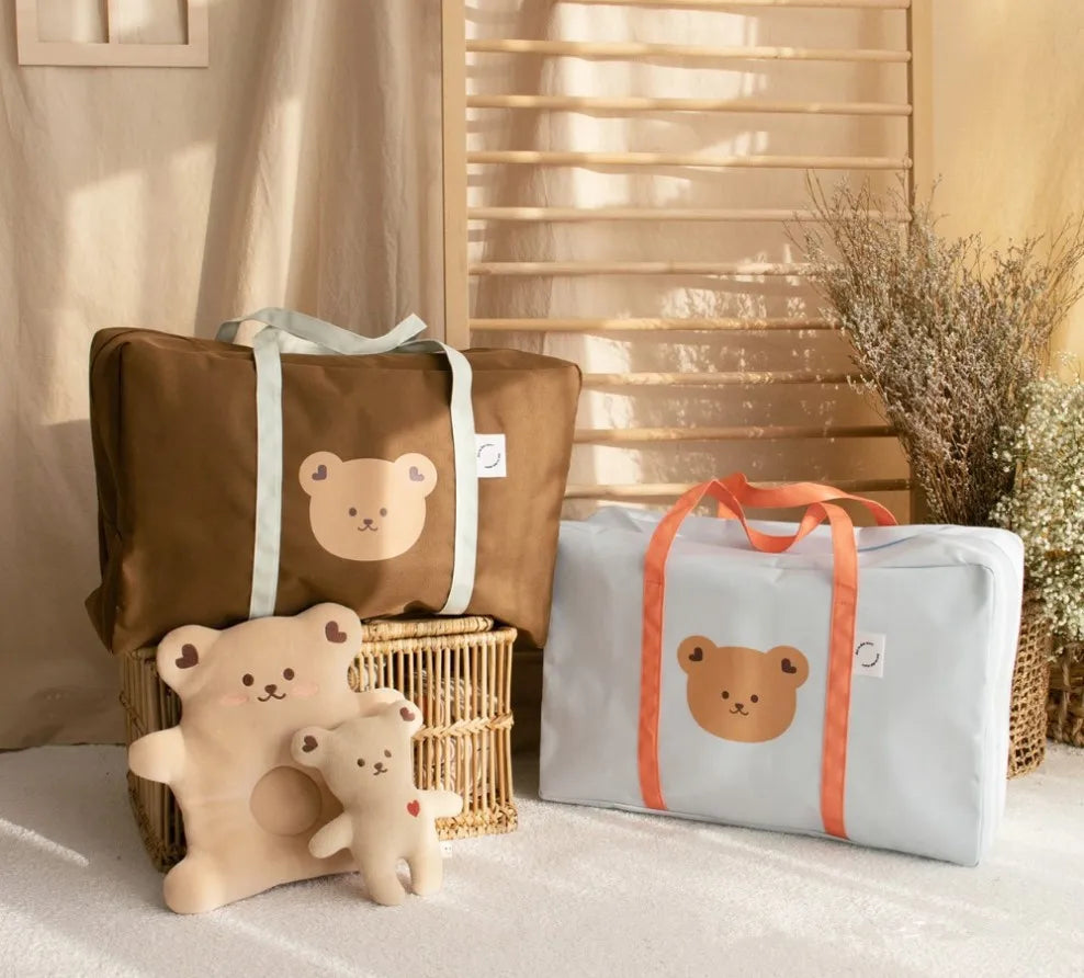 Large Capacity Mommy Bag for Maternity Hospital Bag Kindergarten Quilt Storage Bag Diaper Baby Items Organizer Travel Bag