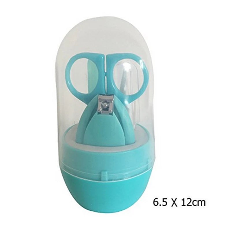 Newborn Baby Nail Scissor Baby Nail Care Tool Kid Safe Portable Nail Clipper Trimmer Tweezer with Box Children Manicure Kit