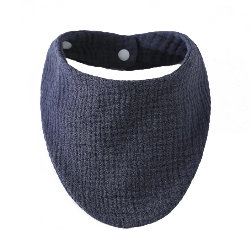 Baby Infant Cotton Bib Solid Color Scarf Feeding Saliva Towel Bandana Burp Cloth Boy Girl Babies Accessories Newborn