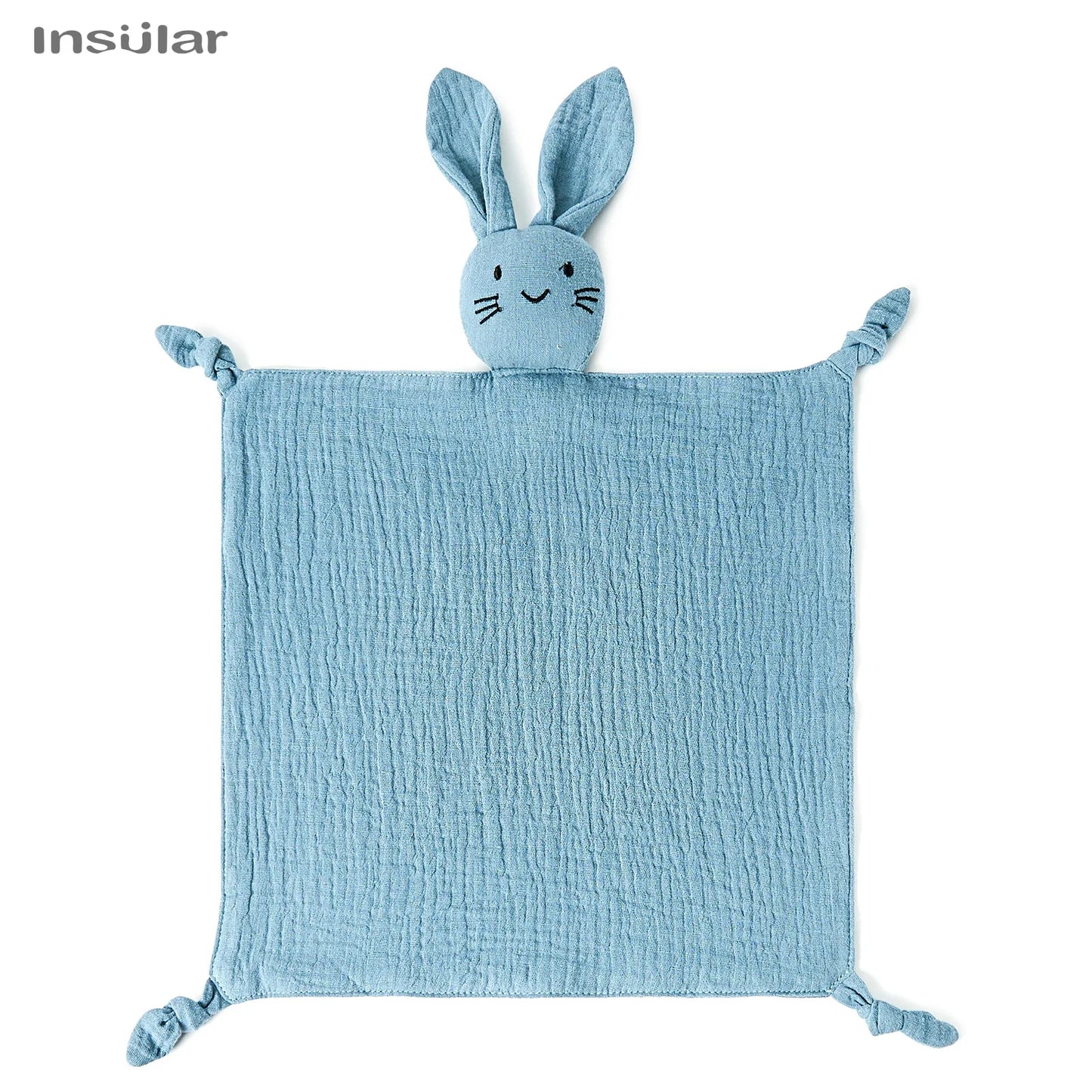 Muslin Baby Comfort Towel Cotton Comforter Blanket Soft Newborn Sleeping Dolls Kid Sleep Toy Soothe Appease Towel Bib