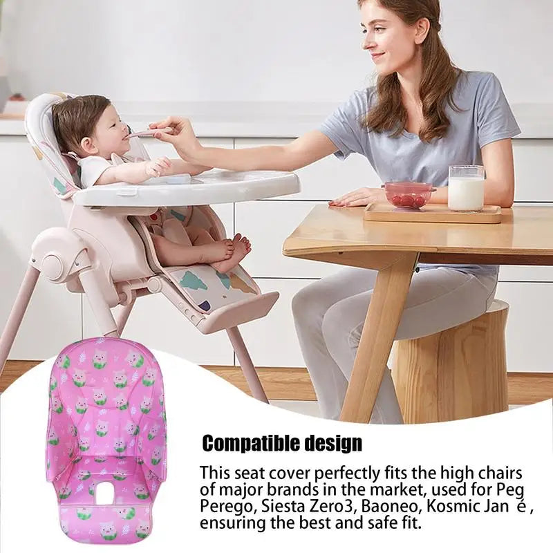 Soft Padding High Chair Covers Oxford Cloth High Chair Cushion Replacement Protection Pad For Siesta Zero3 For Baoneo Etc.