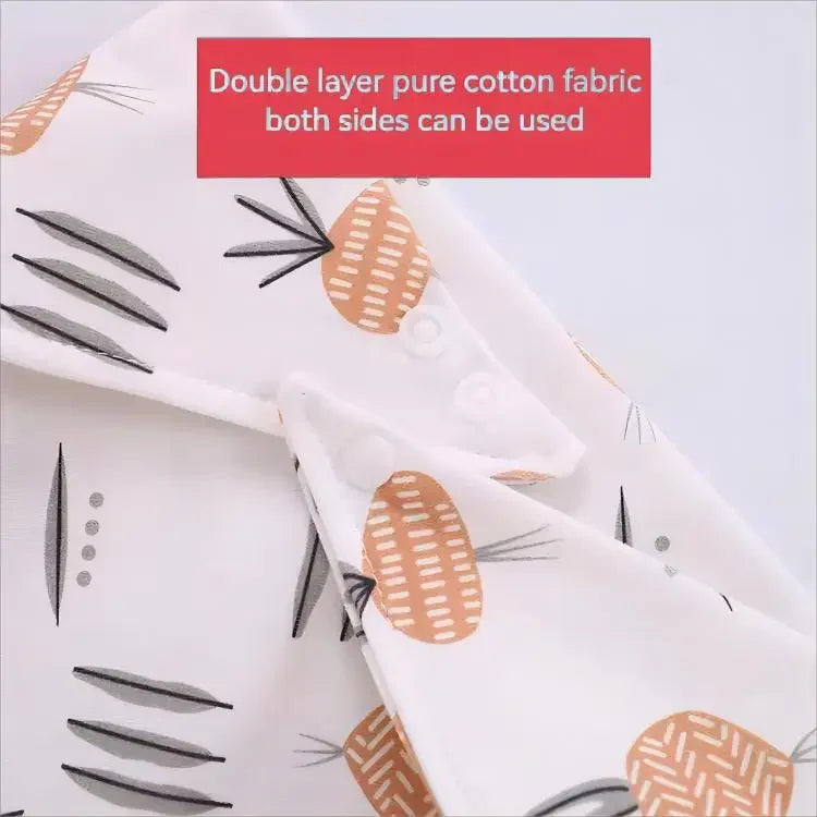 5pcs Pure Cotton Bandana Waterproof Bibs Baby Saliva Towel Triangle Scarf Newborn Boys Girls Absorbent Cloth Bib Saliva Scarf