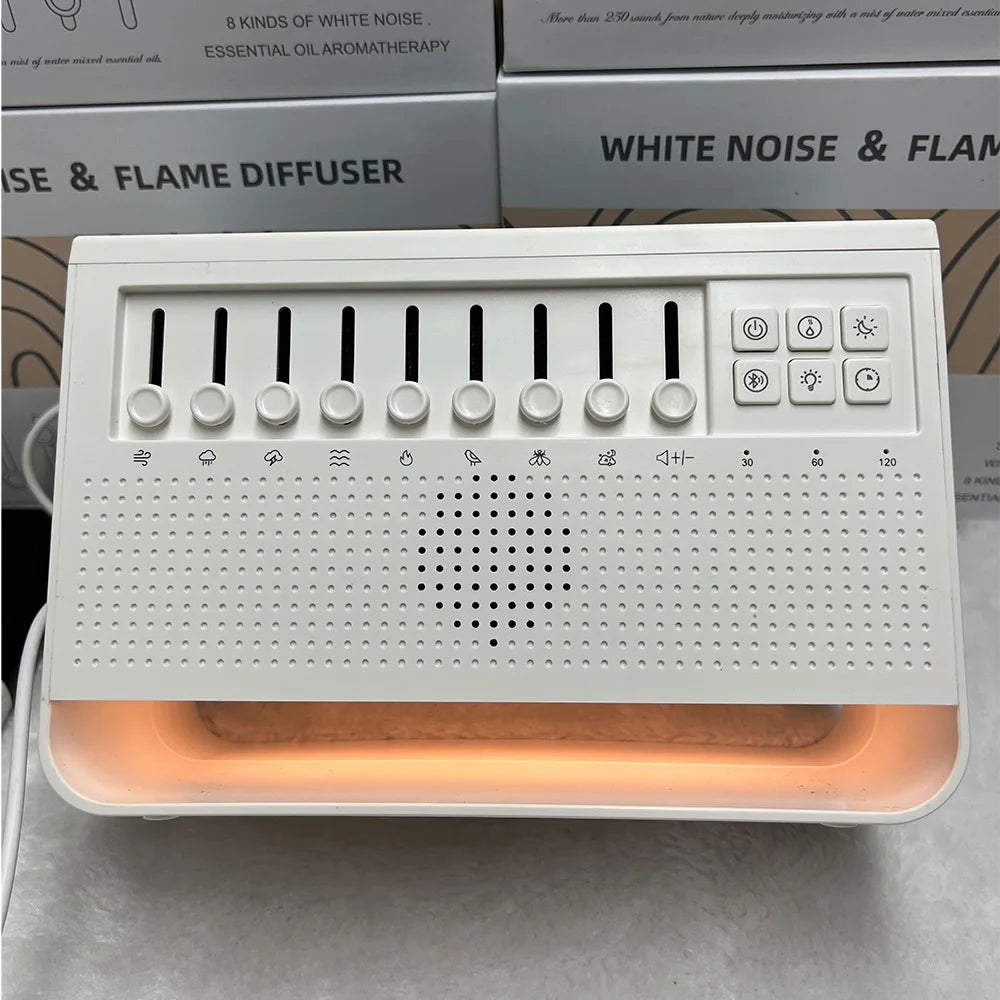 C221 Portable White Noise Built-in Bluetooth Speaker Humidifier Sleep Aid Device All-in-one Machine with 8 Group Nature Sounds