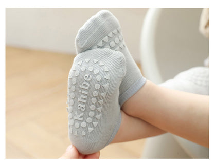 Baby Knee Pads Socks Set for Girls Boys Summer Solid Color Anti Slip Socks Kid Crawling Safety Floor Sock Leg Knee Protector