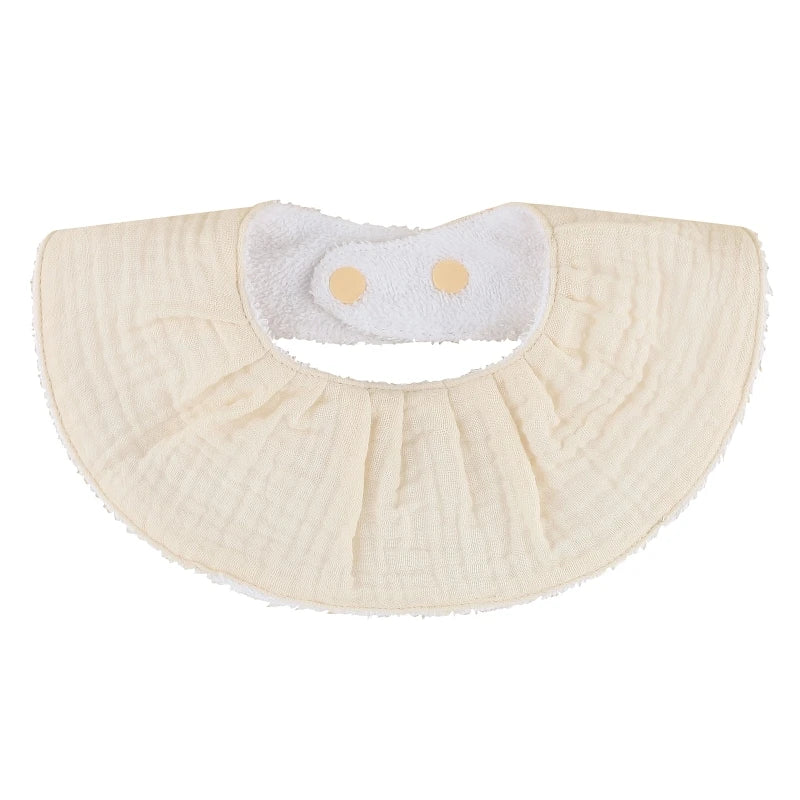Double Layers Cotton Baby Feeding Bibs Cartoon Printed Newborn Burp Cloth Saliva Towel Scarf for Stuff Shower Gifts