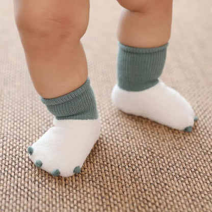 New cute  autumn and winter newborn socks casual warm baby foot sock