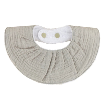 Double Layers Cotton Baby Feeding Bibs Cartoon Printed Newborn Burp Cloth Saliva Towel Scarf for Stuff Shower Gifts