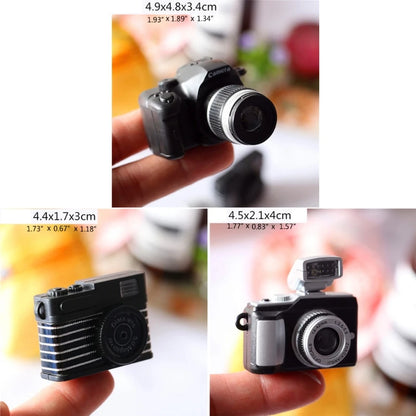 Newborn Photography Props Mini Camera 1/12 Dollhouse Miniature Vintage Retro Camera Toy Babies Accessories