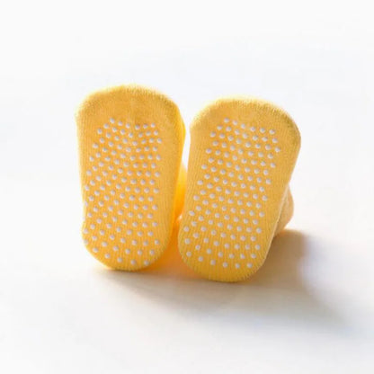 2Pair New autumn and winter thick baby toddler socks cotton non-slip baby floor foot socks