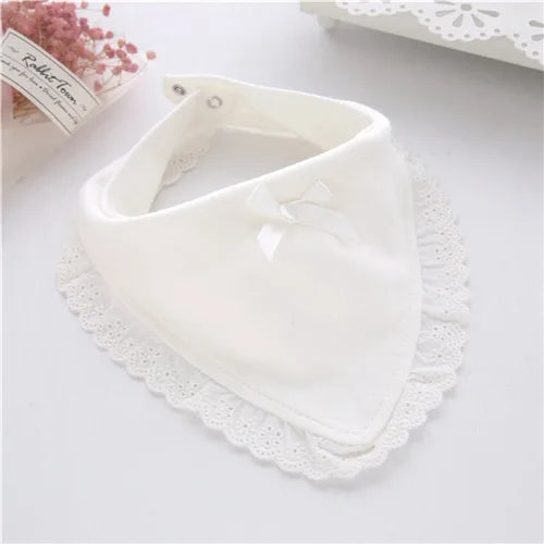 0-24Month Baby Bibs For Girls Boys 100% Cotton Gentleman Princess Style Fashion Newborn Burp Cloth Infant Saliva Towels One Size
