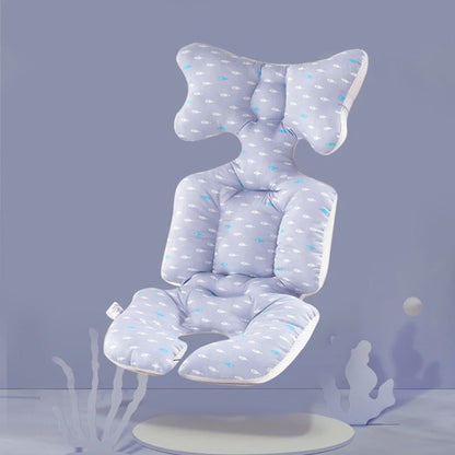 Baby Pushchair Seat Liner Universal Stroller Cotton Pad Warm Mat Sleeping Mattress Head Support Pillow Infant Pram High Chair C
