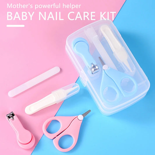 Multi-Piece Baby Health Hygiene Kit Grooming And Health Care Groups Baby Care Nail Cutter Scissors Suit Newborn Cleaning Tools