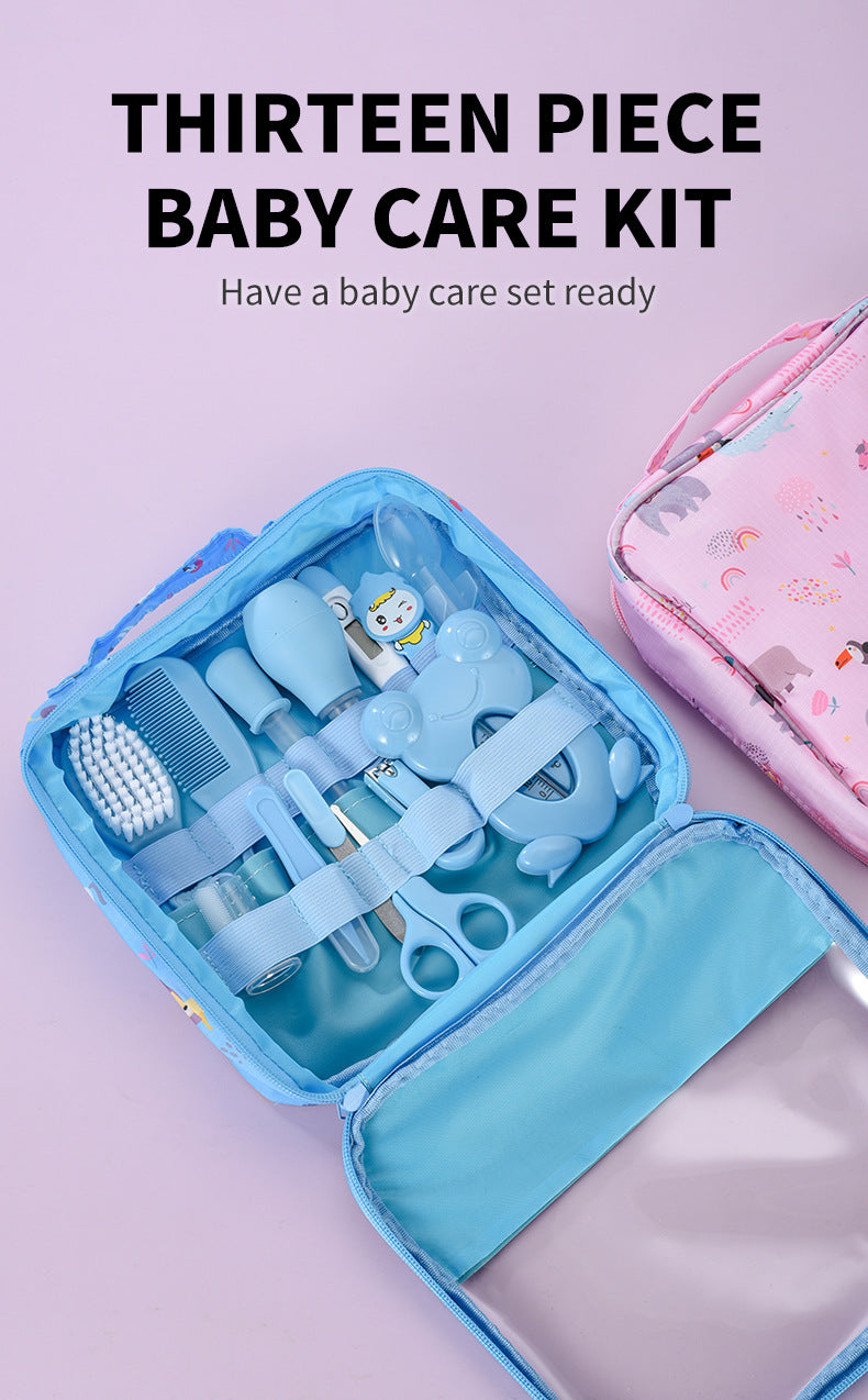 13-Pack Baby Care Kit Baby Hygiene Kit Items Babies Accessories Newborn Care Complete Professional Nursing Tools Mother Kids