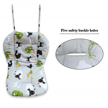 Baby Kids Highchair Cushion Pad Mat Booster Seats Cushion Pad Mat Feeding Chair Cushion Pad Stroller Cushion Mat Cotton Fabric