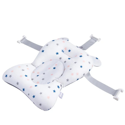 Infant Baby Bath Tub Pad Portable Baby Non-Slip Bathtub Mat Children Shower Air Cushion Bed Newborn Baby Security Bath Seat