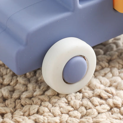 Montessori Baby Silicone Car Toys 0 12 Months Newborn Baby Things Silicone Baby Teether Toy Car  Educational Toy Silicone Blocks