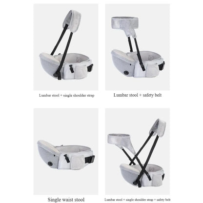 4-48 Mouths Baby Sling Bebes Waist Stool Baby Bag Carrier Wrap Portable Kid Hip Seat with Safety Sling Multifunctional Seat Belt