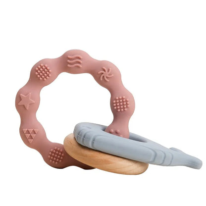 Baby Teether Gloves Kids Cartoon Bear Teething Silicone Dental Care Gums Anti-eating Hand Molar Stick BPA Free Baby Accessorie