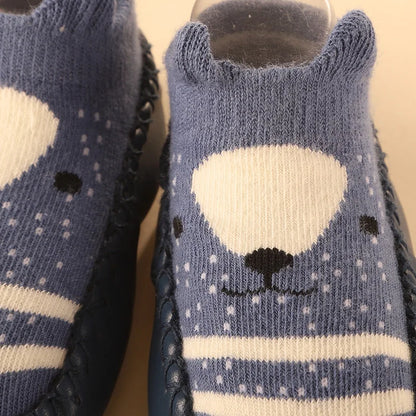 2025 New Born Baby Socks with Rubber Soles Infant Baby Girls Boys Shoes Spring Autumn Baby Floor Socks Anti Slip Soft Sole Sock