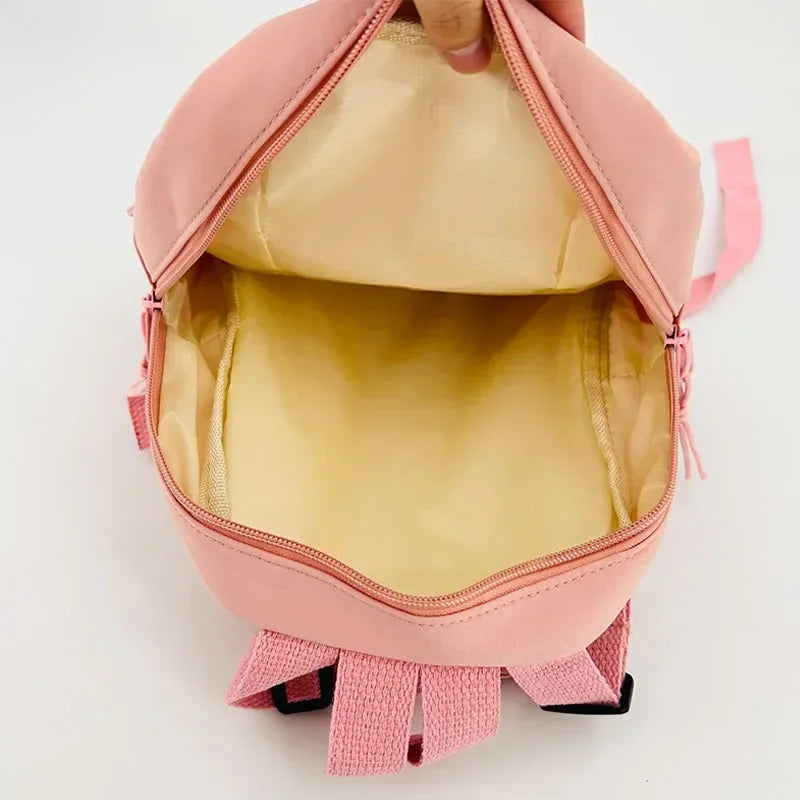Fashion Children School Bags Bunny Portable Backpacks Kids Travel Rucksacks Cute Boys and Girls School Book Backpack Chest Bag