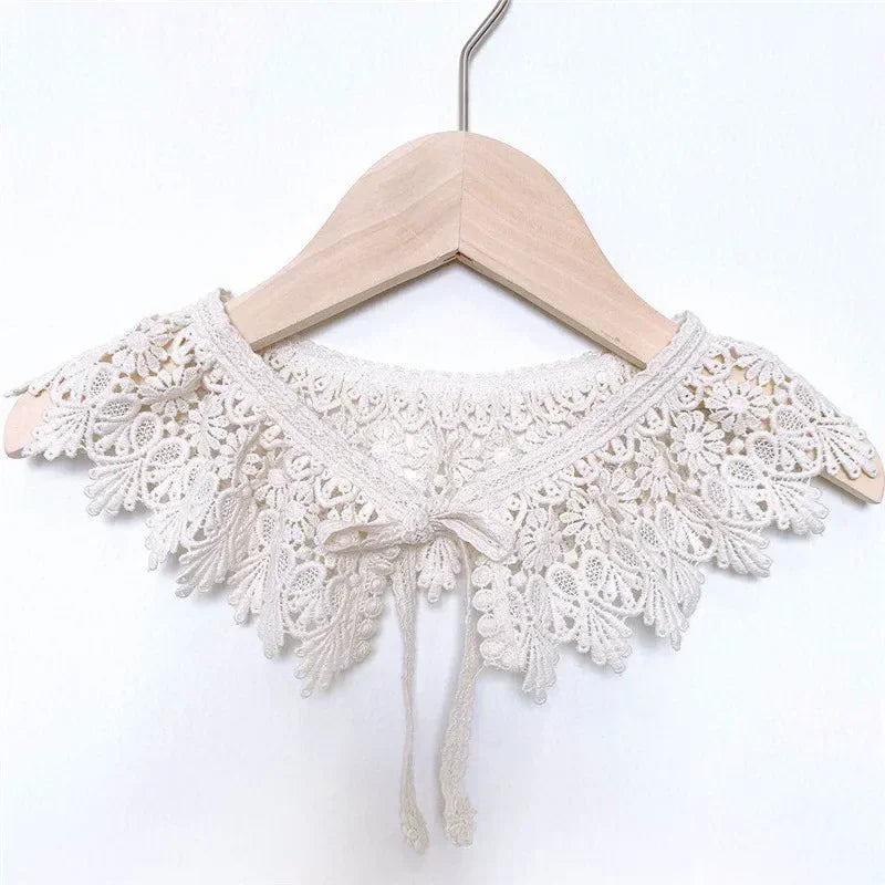 Baby Bib Lace Baby Accessories Korean Kids Lace Collar Cute Hollow Female Baby Bib scarf  baby bib scarf  scarf