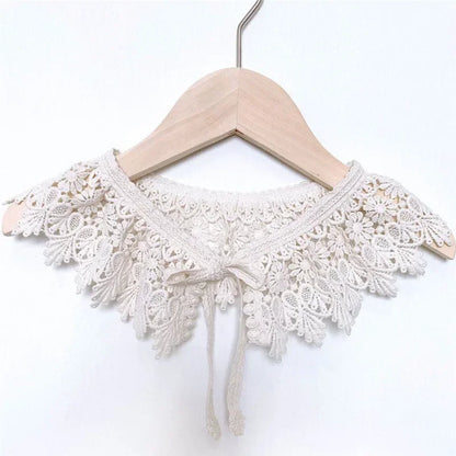 Baby Bib Lace Baby Accessories Korean Kids Lace Collar Cute Hollow Female Baby Bib scarf  baby bib scarf  scarf