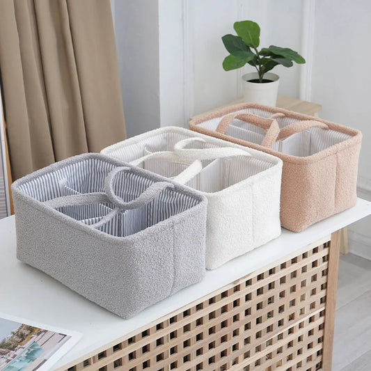 Travel Portable Mommy Bag Diaper Bag Feeding Bottle Storage Handbag Multifunctional Baby Products Organizer Basket