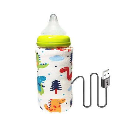 USB Milk Water Bottle Warmer Travel Stroller Insulated Baby Nursing Bottle Heater Newborn Infant Portable Bottle Feeding Warmers