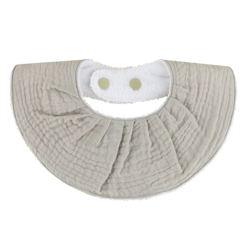 Double Layers Cotton Baby Feeding Bibs Cartoon Printed Newborn Burp Cloth Saliva Towel Scarf for Stuff Shower Gifts